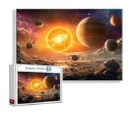 Puzzle Espace Puzzle 5000 Pieces Planète Jigsaw Adultes Classiques Difficile Jouets éducatifs Jeu Intellectuel, Jigsaw Difficile Impossible - Activité DIY pour Enfant 14 Ans et Plus Loisirs G-5