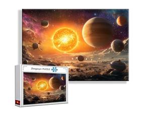 Puzzle Espace Puzzle 5000 Pieces Planète Jigsaw Adultes Classiques Difficile Jouets éducatifs Jeu Intellectuel, Jigsaw Difficile Impossible - Activité DIY pour Enfant 14 Ans et Plus Loisirs G-5