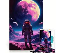 Puzzle Espace Sauvage pour Adultes 1000 Pièces Jeu Stimulant l'esprit Pièces Précises à l'Emboîtement Parfait Activité de Groupe Relaxante en Intérieur (38x26cm)