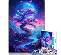 Puzzle Esprit Fleur Paysage pour Adultes 1000 Pièces Décoration Murale Artistique et Idée Cadeau d'anniversaire pour Amis Bureau à Domicile (38x26cm)