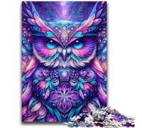 Puzzle Esprit Hibou 1000 pièces pour Adultes, Jouets éducatifs et éducatifs, Jeux familiaux avec Affiche et fiche de Questions-réponses (50x75cm)