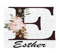 Puzzle Esther | 30 Pièces 24 × 19 cm Carton Brillant 2 mm | Message à Reconstituer Annonce Surprise | Cadeau Anniversaire Noël