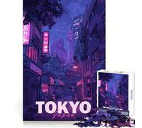 Puzzle esthétique de Tokyo pour Adultes, 1000 pièces, Jeu Intelligent, Anti-Stress, Motif à Assembler, Cadeau touchant 38x52cm