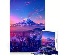 Puzzle esthétique Tokyo au Coucher du Soleil, 1000 pièces, pour Adolescents, Jeu de réflexion, Design Amusant et Relaxant, 38x26cm