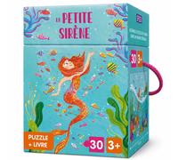 Puzzle + livre - La petite Sirène