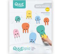 Quut - Puzzle de Bain Meduse - Jouets de Bain bébé à partir de 10 Mois - Jeux de Bain Bébé - Stimule la motricité et l'imagination