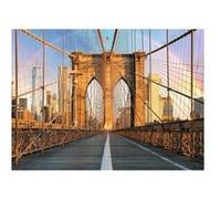 Puzzle etats unis le pont de brooklyn 500 pieces - collection urbain new york amerique - set puzzle adulte + carte tigres