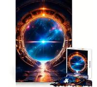 Puzzle étrange de 1000 pièces représentant Un Portail, idéal pour Les Adolescents Jeu de logique Simple et Amusant, découpe Parfaite, Cadeau d'anniversaire 38x26cm