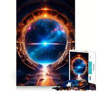 Puzzle étrange de 1000 pièces représentant Un Portail, idéal pour Les Adolescents Jeu de logique Simple et Amusant, découpe Parfaite, Cadeau d'anniversaire 38x26cm