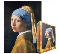 Puzzle Eurographics 1000 pièces - La Jeune Fille à la perle de Vermeer - Tableaux et peintures