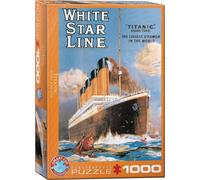 Puzzle EUROGRAPHICS 6000-1333 Titanic White Star Line 1000 pièces