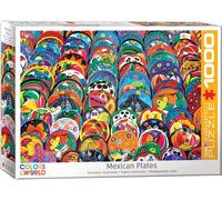Puzzle Eurographics Assiettes En Céramique Du Mexique - 1000 Pièces