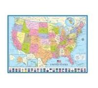 Puzzle Eurographics - Carte des États-Unis, 1000 pièces multicolore G