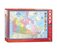 Eurographics Puzzle 6000-0781 Carte du Canada 1000 pièces