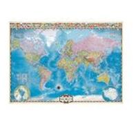 Eurographics Puzzle EG60000557 – Carte du monde avec drapeaux – 1000 pièces 68 x 49 cm