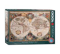 Puzzle Eurographics - Carte Du Monde Antique, 1000 Pièces