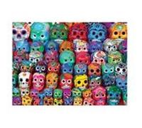 Puzzle Eurographics - Crânes mexicains traditionnels, 1000 pièces multicolore G