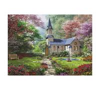 Puzzle Eurographics - Dominic Davison : Jardin fleuri, 300 pièces XXL