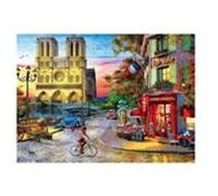 Puzzle Eurographics - Dominic Davison : Notre Dame par Dominic Davison, 1000 pièces multicolore G
