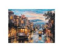 Puzzle Eurographics - Eugeny Lushpin : San Francisco, le paradis du téléphérique, 1000 pièces multicolore G