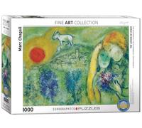 Puzzle Eurographics Fine Art - Marc Chagall - Les Amoureux de Vence - 1000 pièce