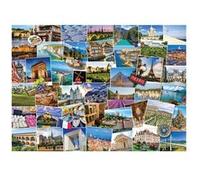 Puzzle Eurographics - Globetrotter France, 1000 pièces multicolore G