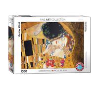 Puzzle Eurographics - Gustav Klimt : Le Baiser, 1000 Pièces