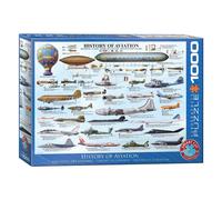 Puzzle Eurographics - Histoire De L'aviation, 1000 Pièces