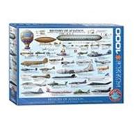 Puzzle Eurographics - Histoire de l'aviation, 1000 pièces multicolore G