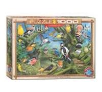 Puzzle Eurographics - Johann Francis : Oiseaux du jardin, 1000 pièces multicolore G