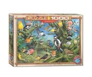 Puzzle Eurographics - Johann Francis : Oiseaux du jardin, 1000 pièces multicolore G