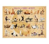 Puzzle Eurographics - Le yoga est une activité familiale, 500 pièces XXL multicolore G
