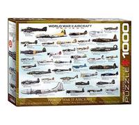 Puzzle - EUROGRAPHICS - Les Avions de la Seconde Guerre Mondiale - 1000 pièces - Multicolore - Pour adultes