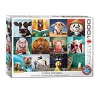 Puzzle Eurographics - Lucia Heffernan : Animaux rigolos, 1000 pièces multicolore G