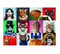 Puzzle Eurographics - Lucia Heffernan : Chats drôles, 1000 pièces multicolore G