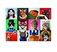 (EG60005522) - Eurographics Puzzle 1000 Pc - Cat Portraits by L Heffern