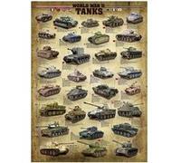 Puzzle Eurographics - Panzer des 2 zweiten Weltkriegs, 1000 pièces multicolore G