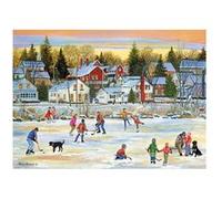 Puzzle Eurographics - Soirée patinage, 1000 pièces multicolore G