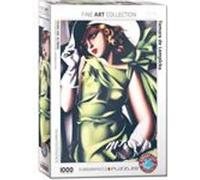 EuroGraphics Puzzle Tamara de Lempicka Jeune Fille verte 1000 pièces