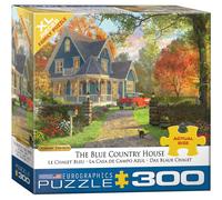 Puzzle EuroGraphics The Blue Country House de Dominic Davison, 300 pi ces (petite bo te), multicolore