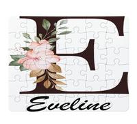 Puzzle Eveline | 30 Pièces 24 × 19 cm Carton Brillant 2 mm | Message à Reconstituer Annonce Surprise | Cadeau Anniversaire Noël