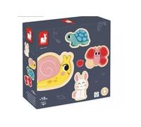 Puzzle evolutifs jardin 4 animaux Multicolore G