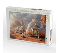 Puzzle · Expéditions de Science-Fiction | Colonie martienne · 1000 pièces · Format assemblé 64 × 48 cm · CALVENDO Puzzle