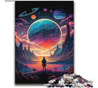Puzzle Exploration Planétaire Colorée 2000 Pièces pour Adolescents, à partir de 14 Ans, Décoration Murale, Cadeaux Uniques pour Anniversaire et Noël (70x100cm)