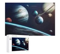 Puzzle Exploring The Solar System, 1000 PCS, Activité Créative À La Maison, comme Pause Créative pour Les Amateurs Patients, À La Maison