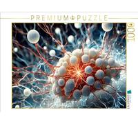 Puzzle · Explosion de balles | Visualisation du concept d'énergie · 1000 pièces · Format assemblé 64 × 48 cm · CALVENDO Puzzle