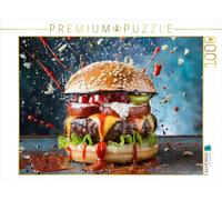Puzzle · Explosion de Burgers | Vivez l'explosion du goût · 1000 pièces · Format assemblé 64 × 48 cm · CALVENDO Puzzle