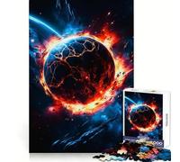 Puzzle Explosion de planète dans l'espace pour Adolescents, 1000 pièces, Jouet Anti-Stress, Bords tranchants, Cadeau d'anniversaire (50x75cm)