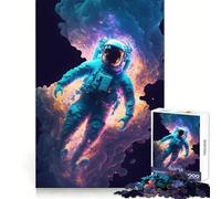 Puzzle Explosion Néon 1000 Pièces pour Adolescents Jeu de Réflexion Loisirs Créatifs Art à Assembler Objet de Collection (38x52cm)