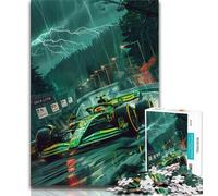 Puzzle F1 Racing 1000 pièces pour Adultes, Anti-Stress, défi Difficile, à Offrir en Cadeau à Toute la Famille (50x75cm)